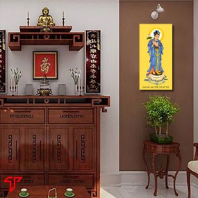 Tranh phật giáo quan thế âm bồ tát